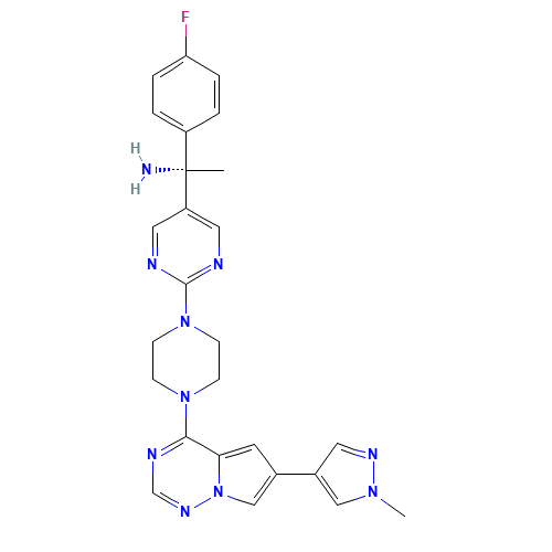 Avapritinib (CAS: 1703793-34-3) - Chemical Structure and Molecular Formula 
