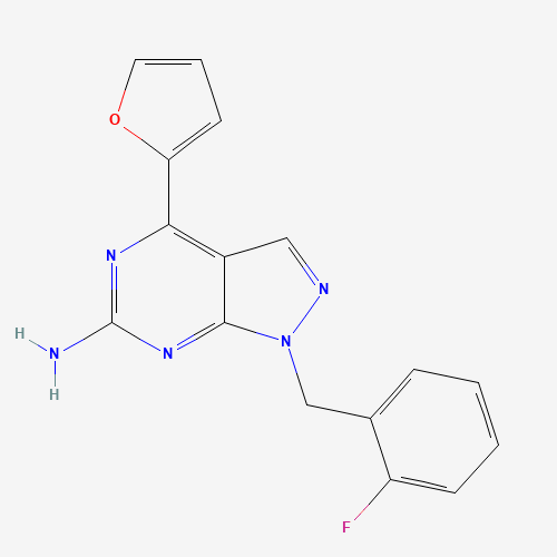 A2A receptor antagonist 1 (CAS: 443103-97-7) - Chemical Structure and Molecular Formula 