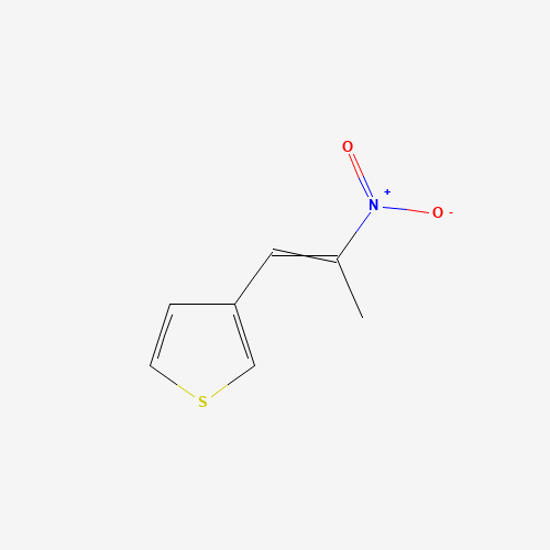 Thiophene, 3-(2-nitro-1-propenyl)- (CAS: 149977-36-6) - Chemical Structure and Molecular Formula 
