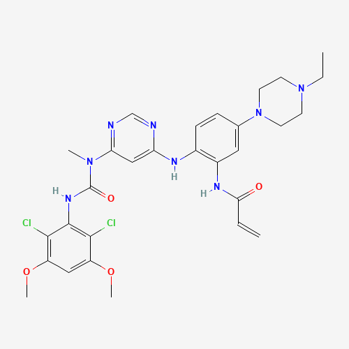 H3B-6527 (CAS: 1702259-66-2) - Chemical Structure and Molecular Formula 