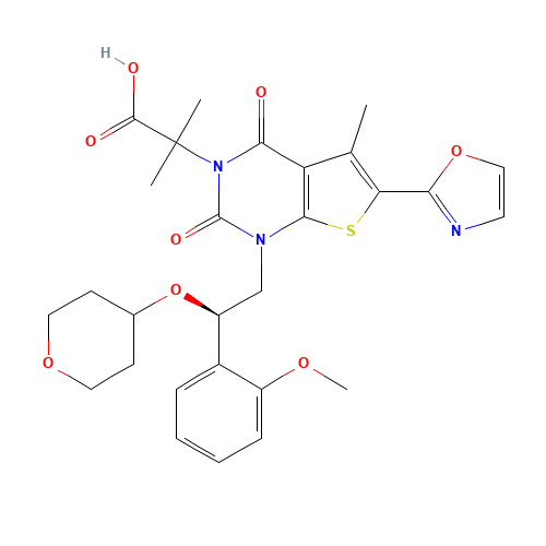 Firsocostat (CAS: 1434635-54-7) - Chemical Structure and Molecular Formula 