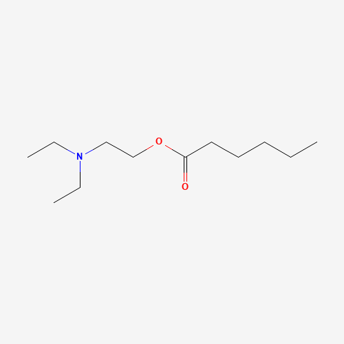 2-(Diethylamino)ethyl hexanoate (CAS: 10369-83-2) - Chemical Structure and Molecular Formula 