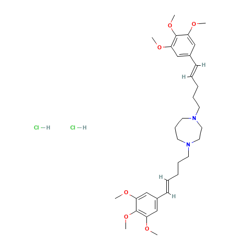 K-7174 dihydrochloride (CAS: 191089-60-8) - Chemical Structure and Molecular Formula 