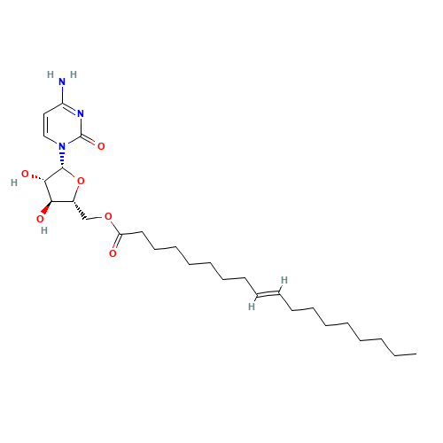 Elacytarabine (CAS: 188181-42-2) - Chemical Structure and Molecular Formula 