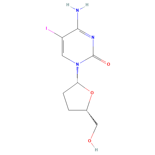 4-Amino-1-((2R,5S)-5-(hydroxymethyl)tetrahydrofuran-2-yl)-5-iodopyrimidin-2(1H)-one (CAS: 114748-57-1) - Related Chemical Product