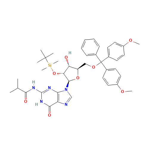 5'-O-DMT-2'-O-iBu-N-Bz-Guanosine (CAS: 81279-39-2) - Related Chemical Product