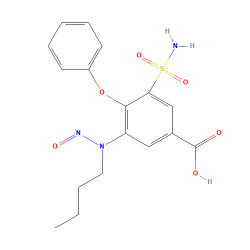 Benzoic acid, 3-(aminosulfonyl)-5-(butylnitrosoamino)-4-phenoxy- (CAS: 2490432-02-3) - Related Chemical Product