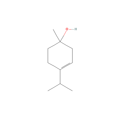 1-Terpinenol (CAS: 586-82-3) - Chemical Structure and Molecular Formula 