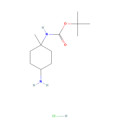 tert-butyl cis-N-(4-amino-1-methyl-cyclohexyl)carbamate;hydrochloride (CAS: 2227199-12-2) - Related Chemical Product