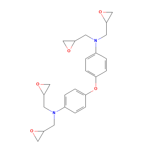 4-[4-[bis(oxiran-2-ylmethyl)amino]phenoxy]-N,N-bis(oxiran-2-ylmethyl)aniline (CAS: 105359-67-9) - Related Chemical Product