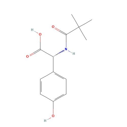 2-((2,2-Dimethylpropanoyl)amino)-2-(4-hydroxyphenyl)acetic acid, (2R)- (CAS: 205826-86-4) - Related Chemical Product