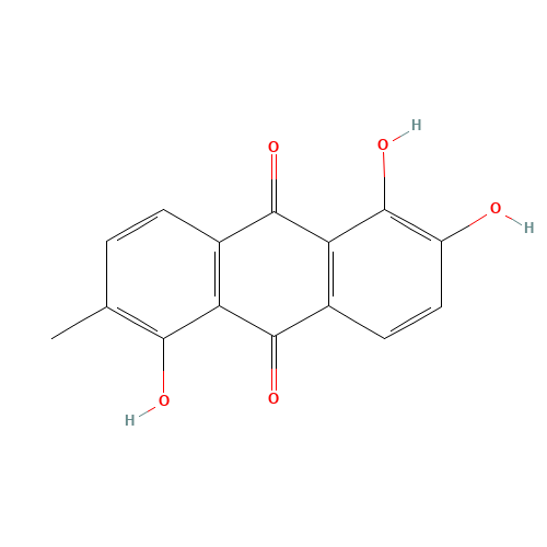 Morindone (CAS: 478-29-5) - Chemical Structure and Molecular Formula 