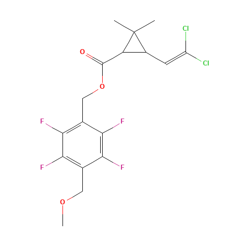 meperfluthrin (CAS: 352271-52-4) - Chemical Structure and Molecular Formula 