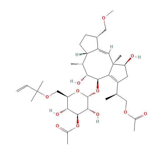 FUSICOCCIN FROM FUSICOCCUM AMYGDALI (CAS: 20108-30-9) - Chemical Structure and Molecular Formula 