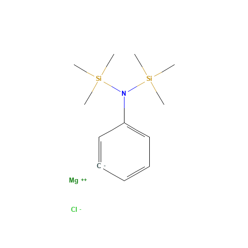 3- BIS(TRIME-SILYL)AMINO!PHE-MAGNESIUM (CAS: 174484-84-5) - Chemical Structure and Molecular Formula 
