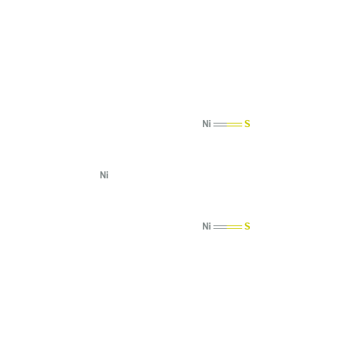 Nickel sulfide (CAS: 12035-72-2) - Chemical Structure and Molecular Formula 