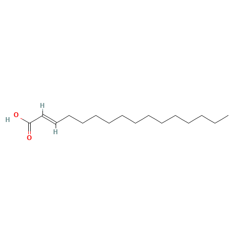 hexadecenoic acid (CAS: 25447-95-4) - Chemical Structure and Molecular Formula 
