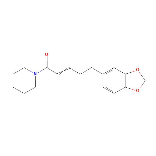 5-(2H-1,3-Benzodioxol-5-YL)-1-(piperidin-1-YL)pent-2-EN-1-one (CAS: 23512-46-1) - Related Chemical Product